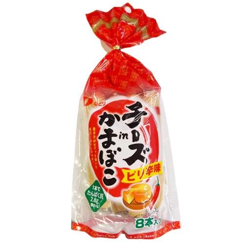 Natori - 日本車大芝士魚肉腸8條裝（辣味）