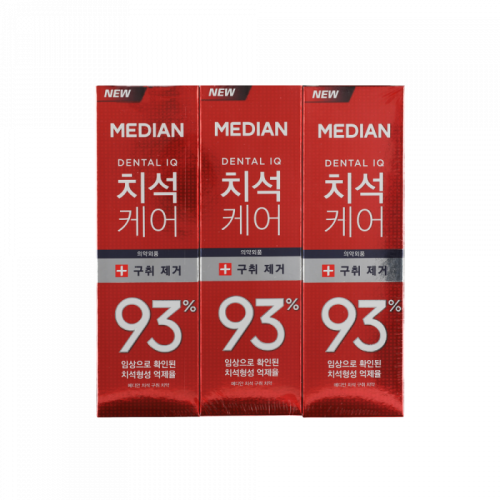  Median Dental IQ 93% 牙膏 120g 3支裝 白色